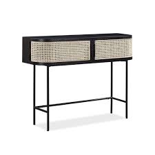 Check spelling or type a new query. Embrace Rattan Console Table Black Rj Living