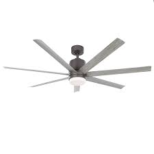 Shop large outdoor ceiling fans at lumens.com. Fanimation Studio Collection Blitz 56 In Matte Greige Led Indoor Outdoor Ceiling Fan With Light And Remote 7 Blade Lowes Com Fan Light Ceiling Fan With Light Ceiling Fan