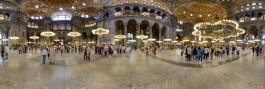 Osmanlı döneminde camiye çevrilmiş, barındırdığı. Ayasofya Mosque Hagia Sophia 360 Panorama 360cities