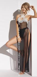 Gaga city nuisette princesse pour femme et fille chemise de nuit blanche 100% confortable rétro vêtements de nuit full length. Nuisette Longue Fendue Facon Sirene