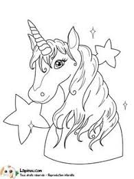 Coloriage Licorne A Colorier Dessin A Imprimer Unicorn Coloring Pages Animal Coloring Pages Cute Coloring Pages