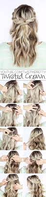 22 Half Up Half Down Hairstyles Easy Step By Step Hair Tutorials Hairstyles Weekly Hair Styles Pinterest Hair Long Hair Styles