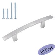 Free delivery and returns on ebay plus items for plus members. Goldenwarm Kitchen Cabinet Handles Brushed Nickel Cabinet Door Handles Modern Drawer Pulls Barthoon Drawer Handles 10 Pack Cabinet Pulls Aliexpress
