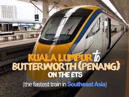 Kuala lumpur to penang travel time by bus in the concerned bus route may take around 6 hours and 37.24 minutes apporximately when your bus travels at an average speed of fifty kilometers per hour. Kuala Lumpur To Butterworth Penang With The Ets The Fastest Train In Southeast Asia
