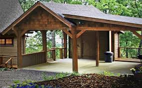 Choose proper wooden carport plans, if you want to build the project by yourself! Open Garage Plans Remarkable Download Carport With Storage Shed Plans Pdf Cedar Curved Bench Plans Carport Designs Carport Garage Carport With Storage