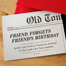 Late Birthday Gift Thank You Message Old Tom Foolery Belated Birthday H 10 Belated Birthday Thank You Card Wording Funny Gift Cards