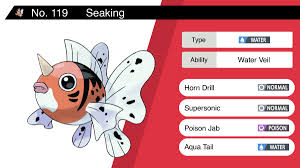 We did not find results for: O Xrhsths Random Pokemon Bot Sto Twitter Seaking Ability Water Veil Moves Horn Drill Supersonic Poison Jab Aqua Tail Pokemon Seaking