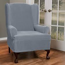 T Cushion Wingback Slipcover Slipcovers For Chairs Slipcovers Furniture Covers Slipcovers