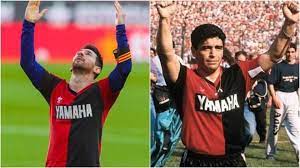 November 1903 gegründet und ist nach isaac newell benannt. Barcelona Vs Osasuna Laliga Messi Scores Wonder Goal And Reveals Newell S Old Boys Shirt In Maradona S Honour Marca