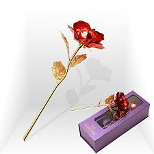 Its an artificial enchanted crystal rose flower in a glass dome that lasts forever. Childom 24k Red Rose Flower Flowers Gift Artificial Rose Flowers Gifts For Women Gift For Women Girlfriends Gifts Mothers Mom Gifts Women Birthday Gifts Birthday Gifts For Mom Girlfriend Buy Online In