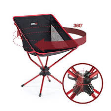 Compaclite Patented 360 Rotating Ultra Light Duralumin Sw Mesh Chair Camping For Beginners Camping Chairs