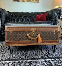 Find one that fits your personality and room decor. Lot Art Louis Vuitton Alzer 75 Trunk Coffee Table