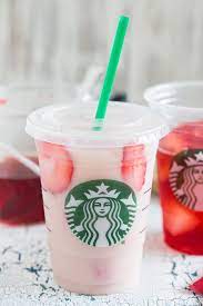 Bebida Caseira Rosa Starbucks