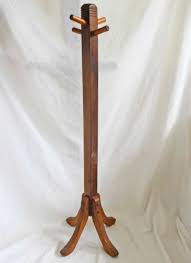 Antique Vintage Child Doll Hall Tree Coat Rack Hanger Wood Hat Stand Old Patina Hanger Wood Tree Coat Rack Hat Stand