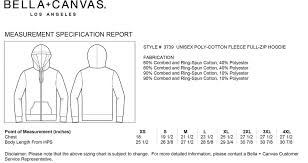 Detailed Next Level 6733 Size Chart 2019