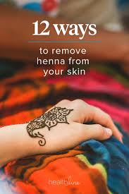 12 ways to get rid of henna from your skin