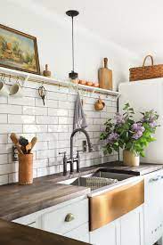 The cost of butcher block countertop is very affordable compared to other popular materials. Diy Install An Apron Front Sink With A Butcher Block Countertop I Spy Diy