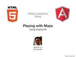 Playing with Maps using AngularJS
