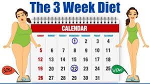 the 3 week diet plan is a quick weight loss diet plan says