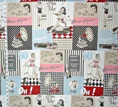 Shop vintage inspired designs in fabric, wallpaper and home decor. Retro Fabric Blue Reef Toile Fabric 19 December 2012 Brickhouse Fabrics