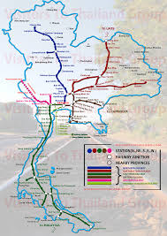 Kan rot fai haeng prathet thai ) is de de srt werd in 1890 opgericht als de royal state railways of siam (rsr). Srt Map