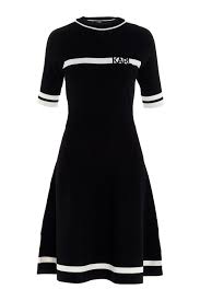 Build your forever wardrobe with farfetch & choose climate conscious ✈ delivery at checkout. Karl Lagerfeld Logo Intarsia Mini Dress Available On Www Julian Fashion Com 134827 Gb