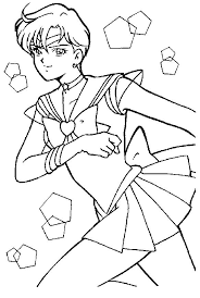 Sailor moon tells about a girl who lives in tokyo. The Coloring Book