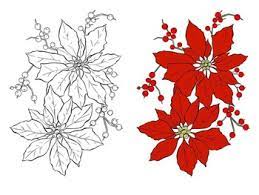 Print fan color template, cut out and tape or glue to a craft stick. Poinsettia Coloring Worksheets Teaching Resources Tpt