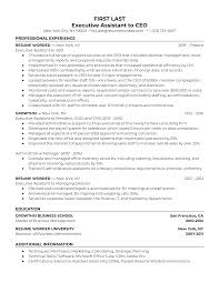 An ea to the ceo keeps track of the ceo's calendar, which is likely to be a full one. Executive Assistant To Ceo Resume Example For 2021 Resume Worded