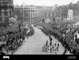 The victory march at the end ww1 hi-res ...