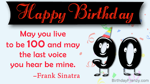 Happy 90th birthday / anniversary vector card with colorful balloons and confetti on dark blue background. 90th Birthday Quotes Birthday Frenzy