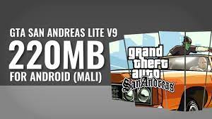 GTA SA Lite v9 (220MB) - Android | MALI (Download+Tutorial) - YouTube