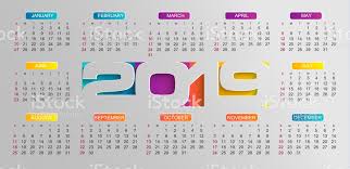 Modern Calendar For 2019 Year Holiday Event Planner Week Starts Modern Calendar Holidays And Events Calendar