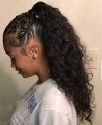 Follow Me For More Pinterest Aliyah Braids Natural Hair Styles Girl Hairstyles Weave Ponytail Hairstyles