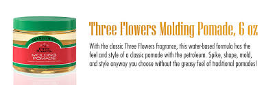 Upc 070066116137 buy three flowers molding pomade, 4 ounce (pack of 3) 070066116137 learn about three flowers upc lookup, find upc. Amazon Com Three Flowers Molding Pomade Men Hair Styling 2 Pack Beauty