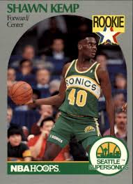 Shawn kemp rookie card skybox. 1990 91 Hoops 279 Shawn Kemp Rc Nm