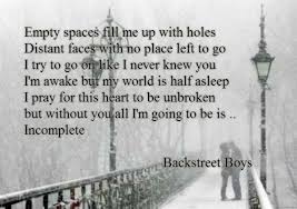Pin By Amanda Dowell On When Words Fail Music Speaks 3 Backstreet Boys Lyrics Favorite Lyrics Love Songs Lyrics