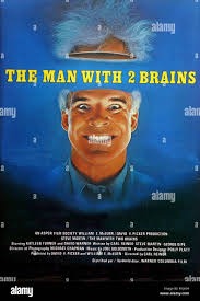 STEVE MARTIN FILM POSTER, THE MAN WITH TWO BRAINS, 1983 Stock Photo - Alamy