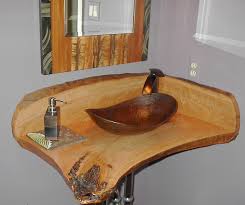 copper canoe shaped vessel sink