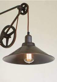 Pulley Light Sconce Pulley Wall Mount Adjustable Pulley Sconce Light Fixture Industrial Wall Mounted Light Rustic Kitchen Lighting Industrial Wall Lights