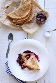 Crepes Au Petit Lait Griottes Au Vin Chefnini Recette De Crepes Sucrees Recette Petit Lait