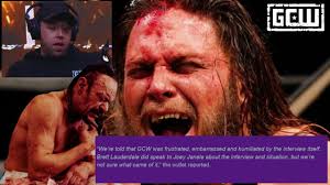 GCW, Brett Lauderdale owner of GCW and Joey Janela are scrambling after the  internet puts blame
