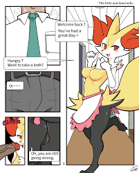 4:5 anthro balls braixen english text female fur genitals hi res  human human on anthro interspecies male malefemale mammal nintendo penis  pokémon (species) pokemon pussy san ruishin text vein