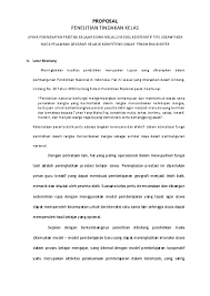 Proposal penelitian adalah salah satu jenis karya ilmiah yang bertujuan untuk mengusulkan proyek penelitian, baik dalam bidang sains maupun menurut kamariah (2009) lumpur lapindo berpotensi sebagai bahan baku utama pembuatan komposit untuk bahan bangunan yang dikompositkan. Proposal Penelitian Tindakan Kelas Upaya Peningkatan Prestasi Belajar Siswa Melalui Model Kooperatif Tipe Jigsaw Pada Mata Pelajaran Geografi Kelas Xi Kompetensi Dasar Fenomena Biosfer Edi Suryadi Academia Edu