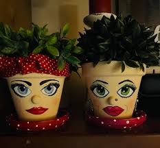 Patriotic terra cotta planter craft project