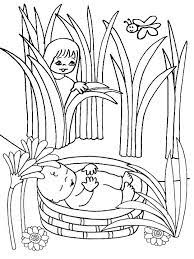 Desenhos Biblicos Para Colorir De Moises