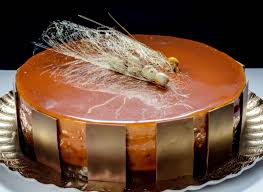 Spiced Caramel Entremet Caramel Pears Caramel Mousse Entremet