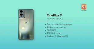 The sensor has a 1/1.43 optical format and a 1.12. Oneplus 9 Specifications And Design Revealed Via Leaked Prototype S Images 91mobiles Com