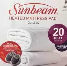 Beautyrest's heated mattress pad comes in extended sizes ranging from twin to california king, including twin xl. Sunbeam Warming Heated Electric Dual Control Mattress Pad Size King Best Electric Blanket Products In Us