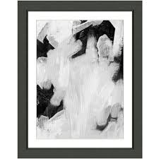 Black And White Abstract Wall Art Framed Vintage Print Gallery Black And White Abstract Ii Framed Archival Paper Wall Art 20 In X 24 In In Full Size 2190 64 Bw224 099 2inw 16x20 Paper Wall Art Black White Abstract Black White Picture